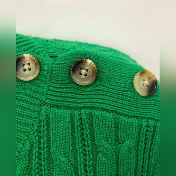 Charter Club Crewneck Button Shoulder Knit Sweater Size XL NWT MSRP $59.50 - Picture 3 of 6